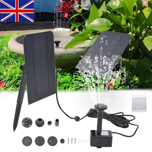 Solar panel powered water - solar,