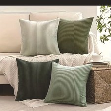 Pack of 4 Stripe Velvet