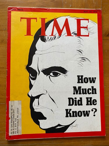 Time magazine 1973 - magazine, president