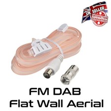 DAB FM Aerial Dipole Ribbon - Antenna Digital Radio *UK Selller*