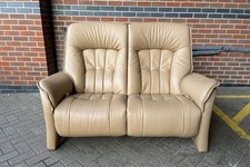 Himolla Rhine 2 Seater Leather Recliner Sofa With Integrated Footrests 31 Bernst