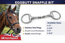  D Ring Eggbutt Snaffle Bit