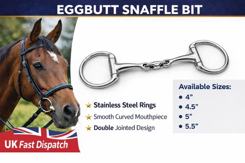 Ring eggbutt snaffle bit - , d