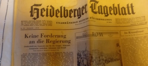 1960 german newspaper - 1960,