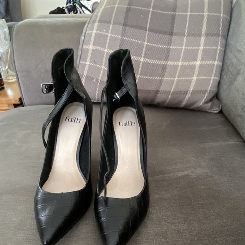 Faith black croc effect - croc,