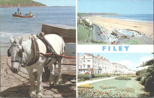 Filey yorkshire multi view - yorkshire, uk