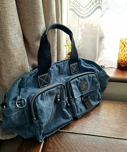 Kipling blue nylon - blue, bag