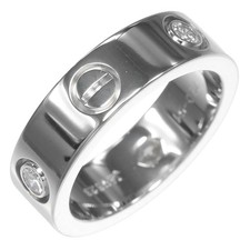 CARTIER love Ring K18 white