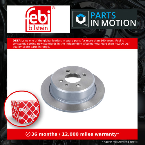 Brake discs pair - 2x, rear