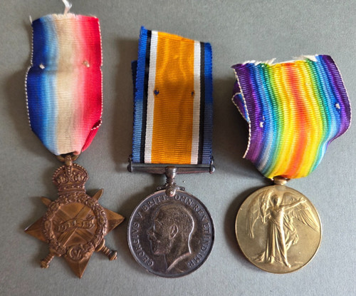 32nd fus medal trio - 32nd,