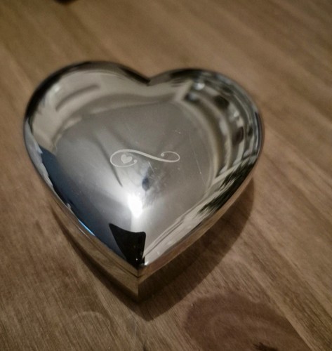Heart shaped silver - heart-shaped, plated