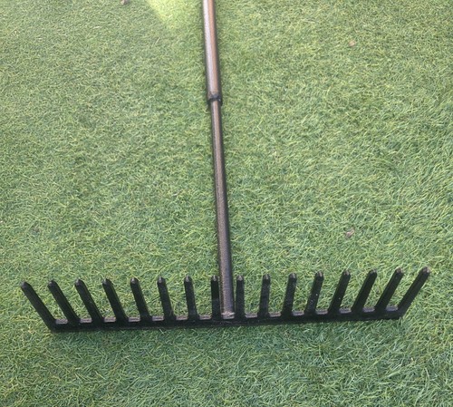 Square tooth landscape rake - tooth,