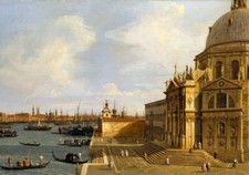Canaletto Venice Santa Maria della Salute Wall Art Poster Print Picture A3 A4 A5