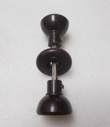 Bakelite handles door knobs - door,