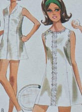 1960s Tennis Dress Mini Dress