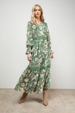 Oasis Floral Midaxi Dress
