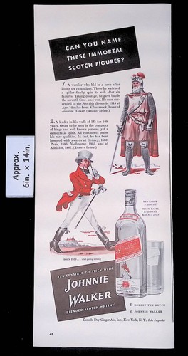 1940 johnnie walker scotch - johnnie,