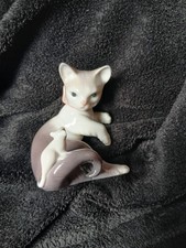 Lladro Cat & Mouse figurine No