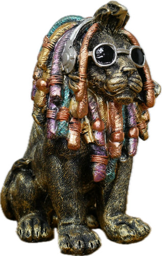 Cool reggae lion with - lion,