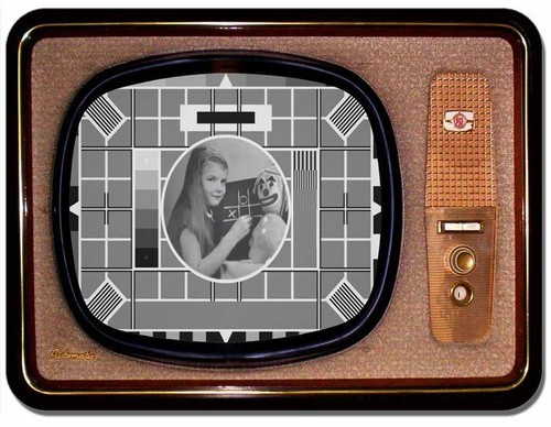Vintage television mouse mat - mouse,