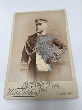 John T Fullerton  ROYAL NAVY signed damaged portrait Royal Yacht Victoria Albert