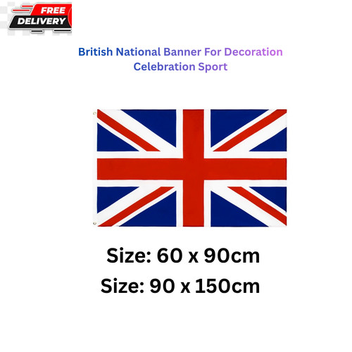 Large union jack flag - large, x