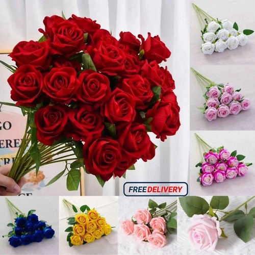 20pcs artificial single rose - artificial,