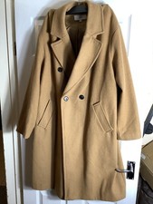 Faux Mohair Longline Camel