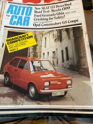 Autocar magazine june - 15, 1974