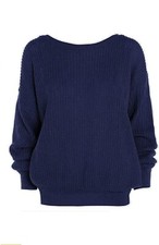 Womens Fishnet Knitted Jumper