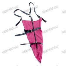 PU Leather Arm binder Hands Long Zipper Single Glove 3 Colors