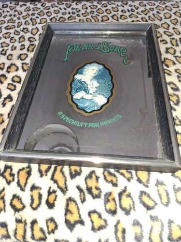 Vintage pears soap mirror - vintage,