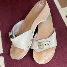 Dr Scholl Exercise Sandals - Size 37 / 4 Scholl Pescura Clogs - Beige