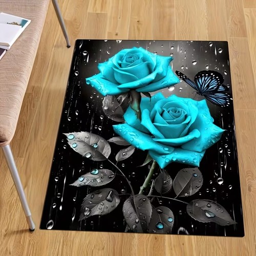 Raindrop blue rose butterfly - raindrop,