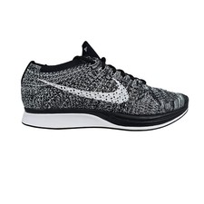 Nike Flyknit Racer Black White