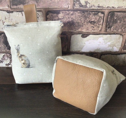 Hartley hare leather fabric - hartley, /