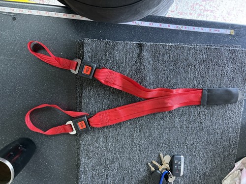 Automotive winch strap belt - winch, y