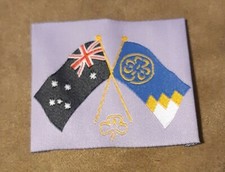 Australian Flag and  Girl