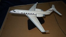 BOXED BRAVO DELTA MODELS Gulfstream III Private Jet Plane on Stand Handmade WOOD