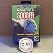 Retro Sensible Soccer Game | Tested | Sega Megadrive | Case & Manual Included
