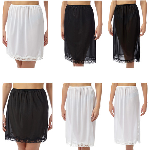 Womens cotton underskirt - underskirt, half