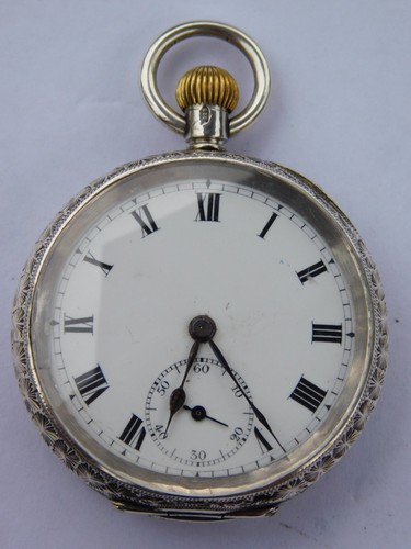 Victorian 925 silver fob - victorian,
