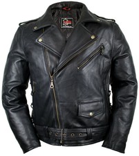 Motorcycle chopper leather jacket jacket rocker jacket club jacket biker jacket