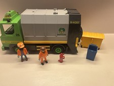 Playmobil Bin Lorry and People
