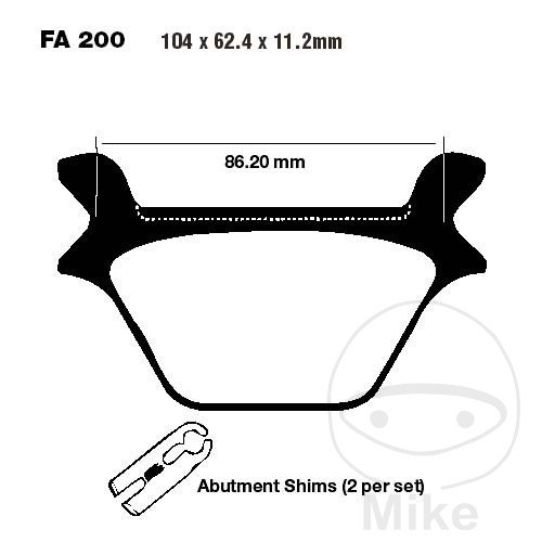 Ebc sintered brake pads - ebc,