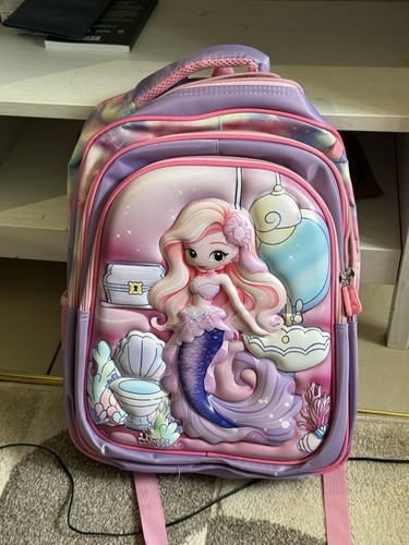 Girls mermaid school backpack - girls,