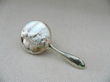 Silver Baby Hair Brush Vintage