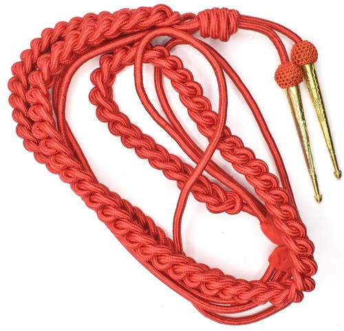 Aiguillette red silky with - silky,