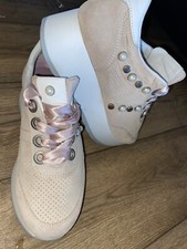 Ladies Cetti Platform Trainers Made In Spain Uk 4 /37 Pink 