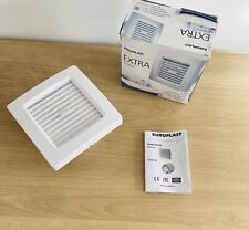 EUROPLAST X120ZT Bathroom Fan 120 mm Extractor Fan with Electric Inner Lock 